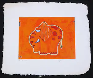 Michiel Molenaar - Lot van 5 zeefdrukken op geschept papier, Dieren kopen? Bied vanaf 100!
