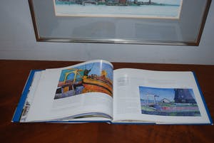Ciano Siewert - Hollands vergezicht met molens - artist proof XXII - incl fraai kunstboek! kopen? Bied vanaf 60!