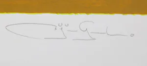 Gerard Bijnens - Zeefdruk, Tekens in tijdloze kleurvelden kopen? Bied vanaf 1!