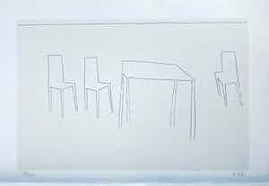 Klaas Gubbels - Verlegen schaduwen I verkocht voor € 110!