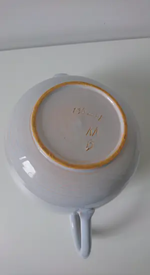 Edmond Bellefroid - Handgedraaid theeservies KAB (Klei Atelier Brunssum) 1946-1950 kopen? Bied vanaf 50!