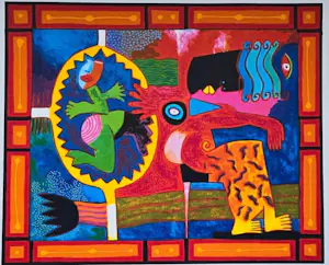 Clemens Briels - Kleurenzeefdruk EL TENTADOR ZEER GROOT!!!! kopen? Bied vanaf 165!