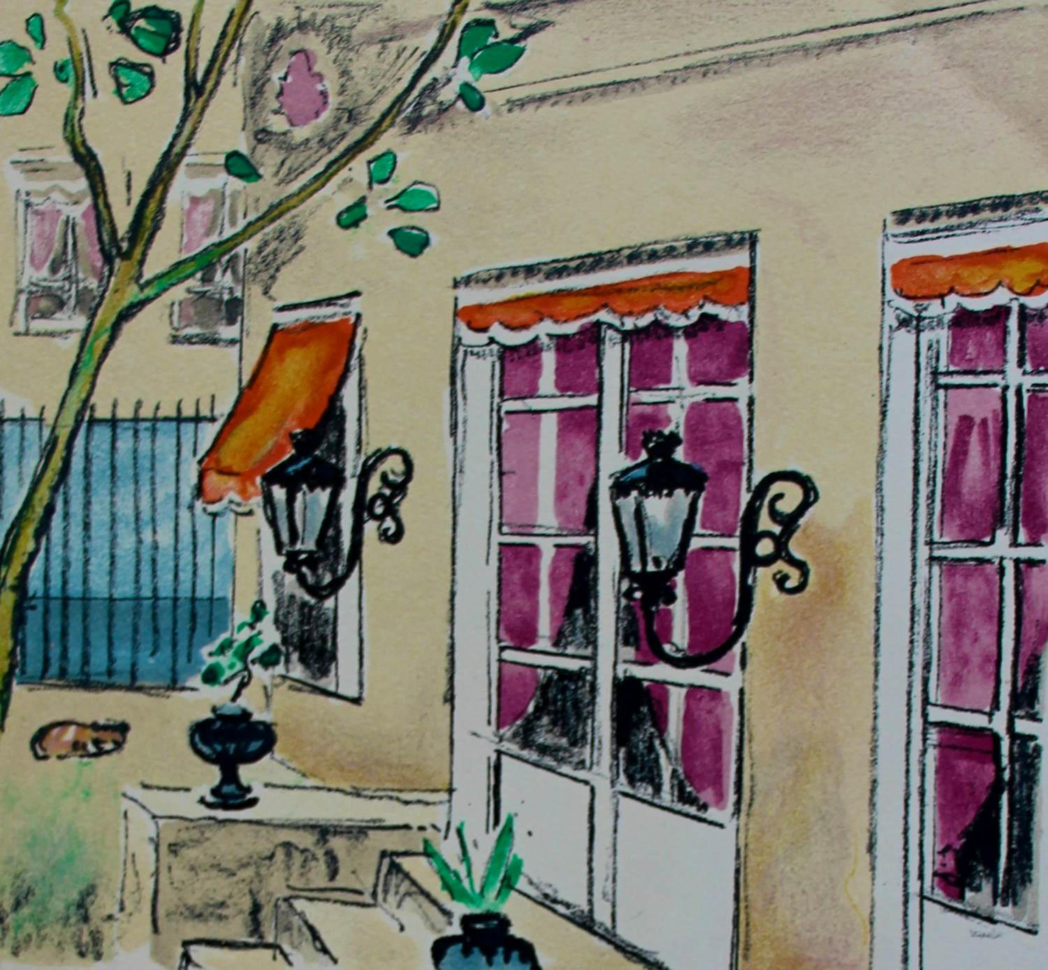 Kees van Dongen - Litho: "La révolte des anges" - 1951 kopen? Bied vanaf 199!