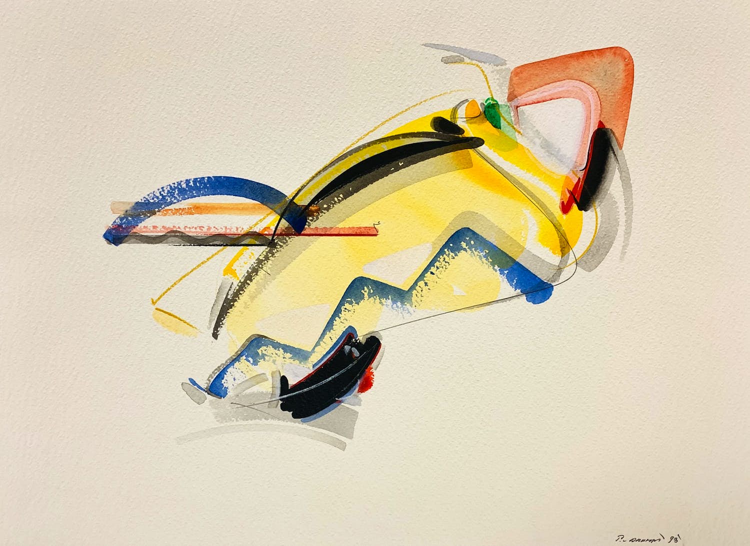 Peter van Drumpt - zonder titel verkocht voor € 50!