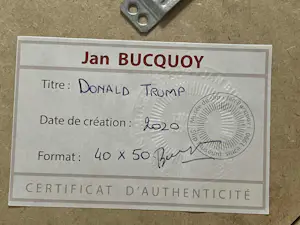 Jan Bucquoy - Trump en Von der Leyen kopen? Bied vanaf 650!