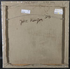 Joke Konijn - Olieverf op doek, Zuring - Ingelijst kopen? Bied vanaf 50!