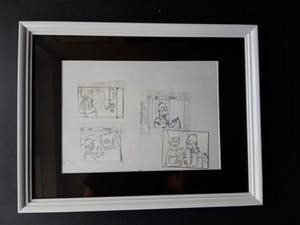 Matt Groening - origineel story board, The Simpsons, ingelijst kopen? Bied vanaf 1!