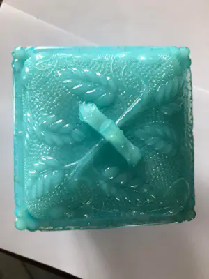 Niet of onleesbaar gesigneerd - art deco glazen voorraadpot / suikerpot?? kopen? Bied vanaf 1!