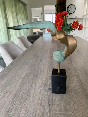 Ruurd Hallema - Bronzen beeld op sokkel kopen? Bied vanaf 110!