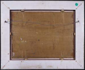 Willem Knip - Olieverf op paneel, Booten op het drogen - Ingelijst kopen? Bied vanaf 500!