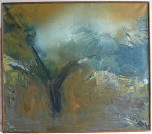 Peter Engels - Ingelijst, olieverf op doek, “Voorjaar” – gesigneerd – 1961 kopen? Bied vanaf 75!