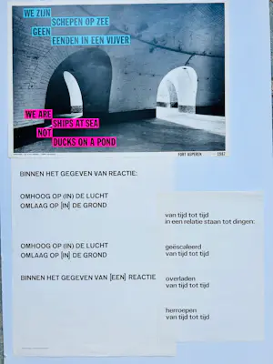 Buy Lawrence Weiner - Lot van drie typografische werken? Bid from 65!