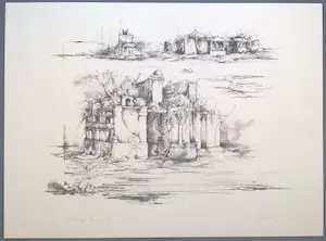 Dirkje Kuik - gezichten op Utrecht - 10 litho's kopen? Bied vanaf 425!