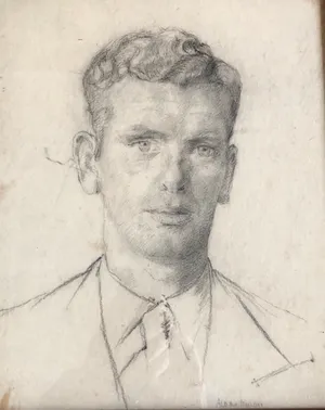 Albert Mulder - Albert BJ Mulder (1889-1987) - portret van een jonge man in kostuum kopen? Bied vanaf 35!