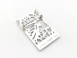 Jeroen Krabbé - Zilveren broche/hanger kopen? Bied vanaf 45!