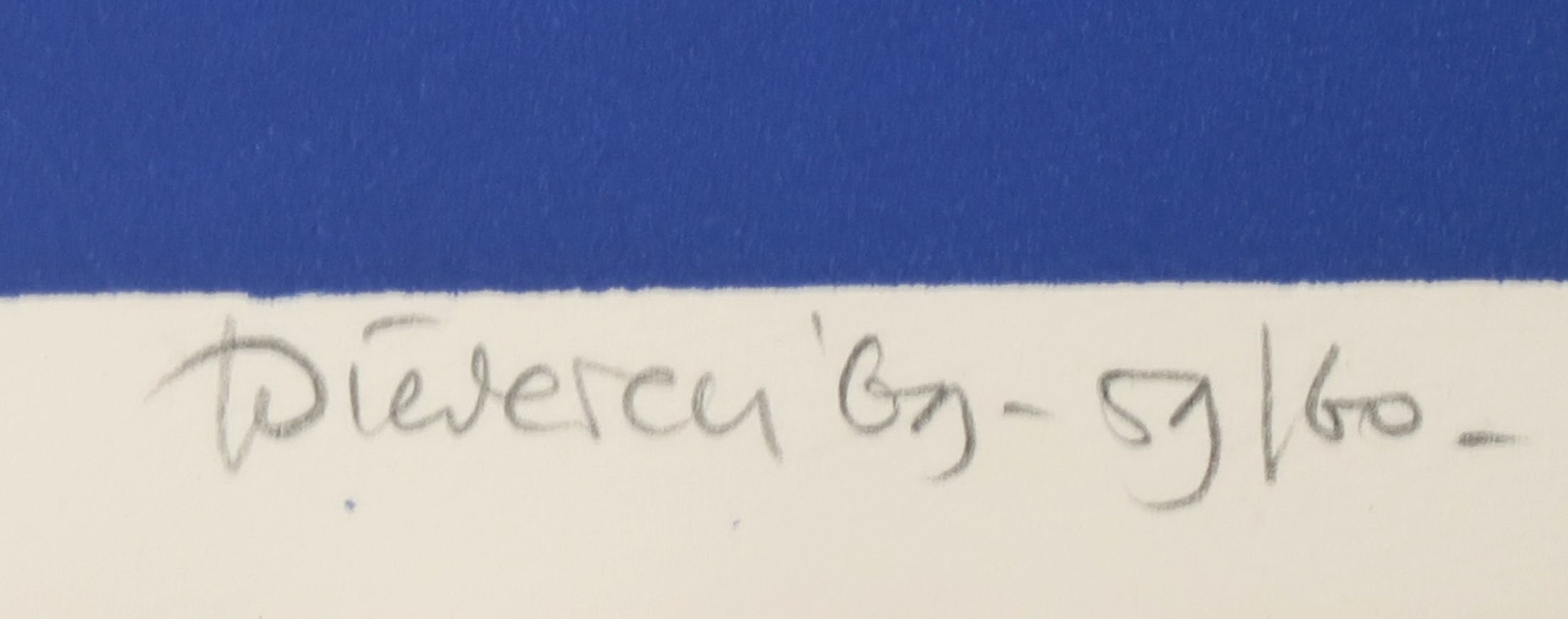 Jef Diederen - Litho, Zonder titel kopen? Bied vanaf 40!