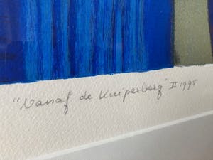 Ton Schulten - Vanaf de Kuiperberg II - Ingelijst kopen? Bied vanaf 475!