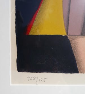 Richard Lindner - In blijde verwachting, litho (netjes ingelijst) kopen? Bied vanaf 300!