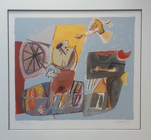 Corneille - " Jeux D' Enfants " - fantastisch ingelijste Zeefdruk. kopen? Bied vanaf 375!