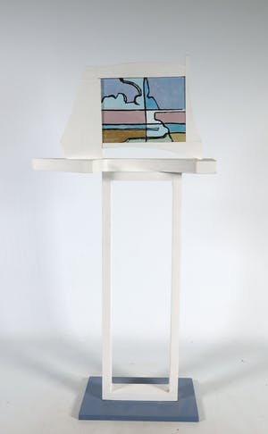 Paul Overhaus - Acryl en olieverf op hout, Wad II kopen? Bied vanaf 1!