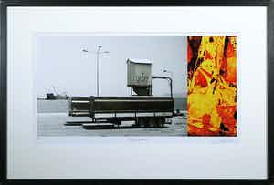 Francois Berthier - Foto, Remorque - Ingelijst verkocht voor € 35!