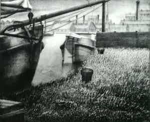 Aart van Dobbenburgh - Schuiten aan het Spaarne verkocht voor € 45!