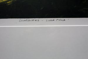 Elmar Gille - ingelijste ets: Scorgiano Luna Piena (mooie houten lijst!) kopen? Bied vanaf 65!