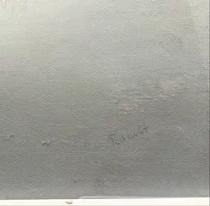 Ted Licht - Overstromend rivierlandschap | grote kleuren krijttekening - ingelijst kopen? Bied vanaf 50!