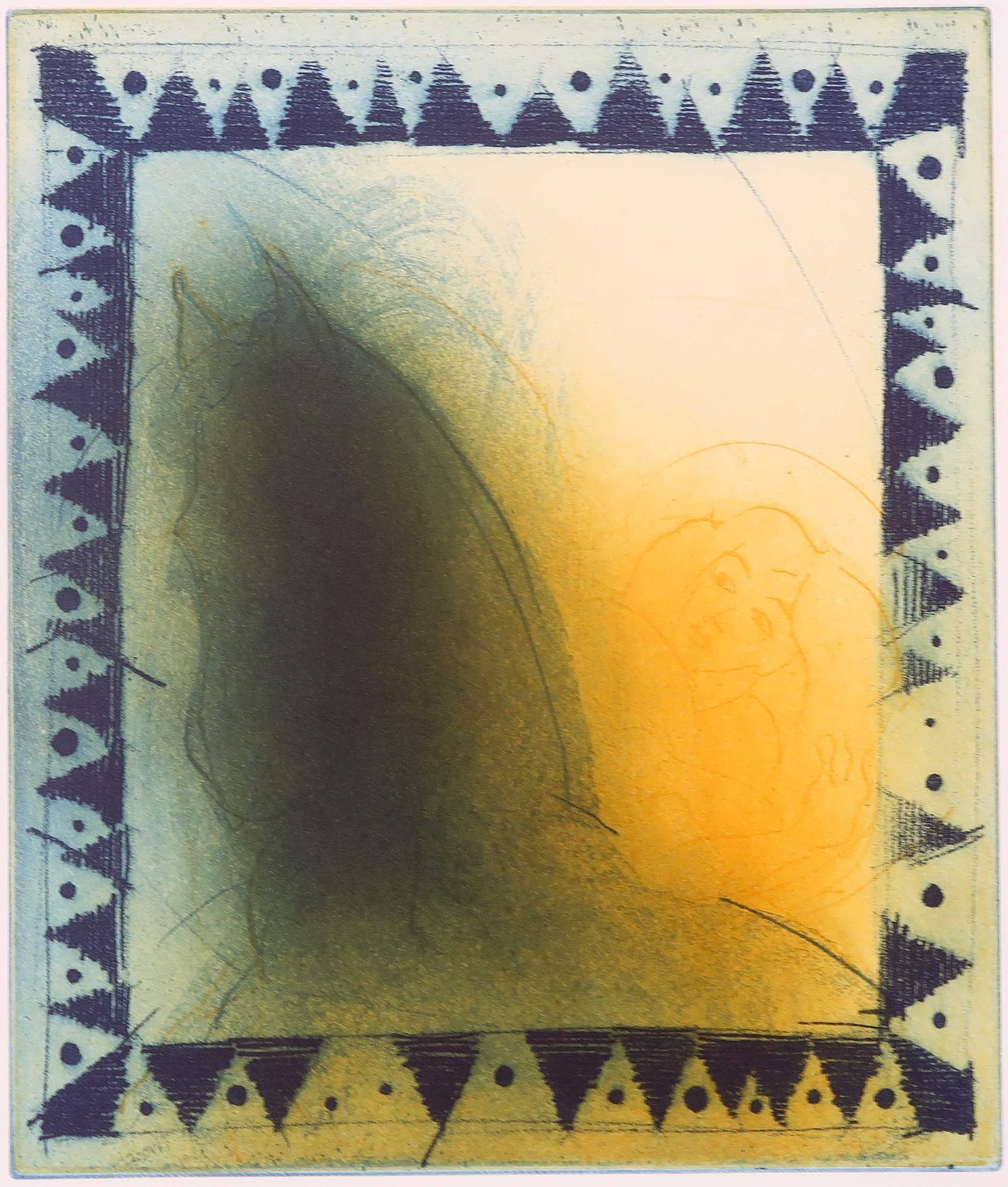 Ronald Tolman - Grafiek Nu & Poëzie - Ets en aquatint + gedicht van Esther Jansma kopen? Bied vanaf 20!