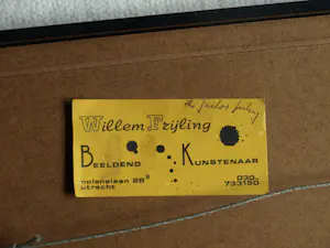 Willem Frijling - Ingelijst, Pastel en inkt , The Jailor Feeling - 1989 kopen? Bied vanaf 40!