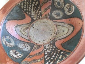 Joop Crompvoets - gedecoreerde schaal met 2 oortjes - keramiek kopen? Bied vanaf 69!