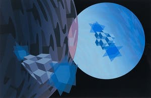 Hans Klaui - Zeefdruk, Zonder titel - Ingelijst kopen? Bied vanaf 1!