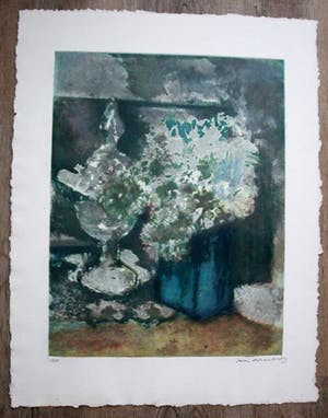 Kees Verwey - Ets/aquatint - bloemstilleven kopen? Bied vanaf 125!