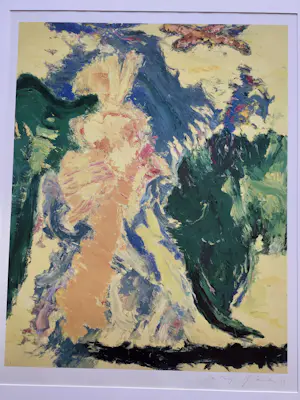 Jan Commandeur - Abstract, hand gesigneerd,1973, ingelijst kopen? Bied vanaf 30!