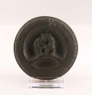 Niel Steenbergen - Bronzen penning, Drie Koningenpenning verkocht voor € 150!