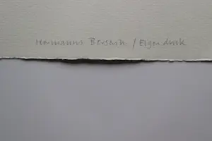 Herman Berserik - Monochrome droge naald Ets "souvenir" - unica / eigen druk exemplaar gesignrd kopen? Bied vanaf 36!