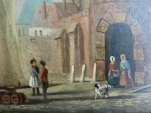 Johan Godfried van Ginkel - Kade nabij Nederlandse stadspoort kopen? Bied vanaf 350!