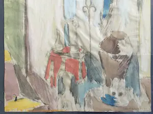 Jan Peeters - stilleven | aquarel/tekening - ingelijst kopen? Bied vanaf 35!