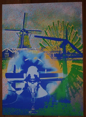 Henk van der Vet - Zeefdruk - Techniek kopen? Bied vanaf 40!