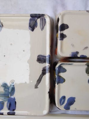 Niet of onleesbaar gesigneerd - Set van 5 schalen. kopen? Bied vanaf 10!