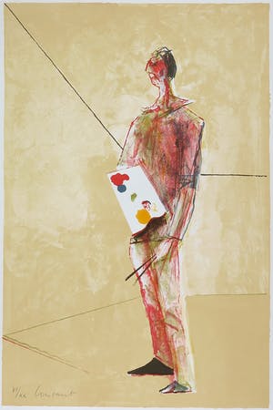 Constant - Litho, Zelfportret kopen? Bied vanaf 300!