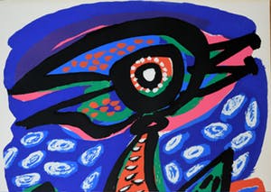 Anton Rooskens - Litho - Birds - 1973 kopen? Bied vanaf 695!