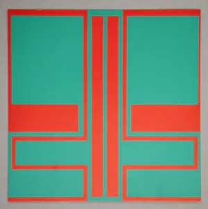 Willi Müller-Brittnau - Compositie - 1966 - Originele zeefdruk kopen? Bied vanaf 120!