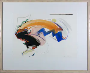 Peter van Drumpt - Aquarel, Abstracte compositie - Ingelijst (Groot) kaufen? Bieten Sie von 60!