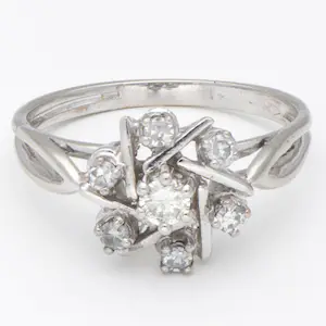 18 karaat Goud - Ring - 0.58 ct Diamant kaufen? Bieten Sie von 300!