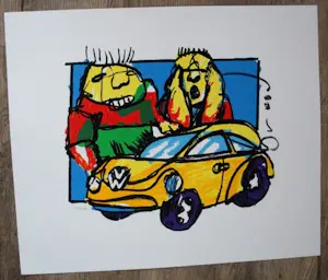 AcheterHerman Brood - Zeefdruk: Beetle? Enchérissez de 295!