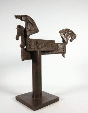 Eric Claus - Brons, Kijken, denken, doen kopen? Bied vanaf 500!