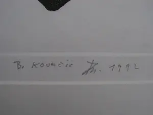 Niet of onleesbaar gesigneerd - Oost Europese handgekleurde Litho - zeer kleine oplage van 10ex. - gesigneerd kopen? Bied vanaf 1!