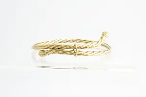 193- Surinaamse 18 karaats gouden  "Rozenknop"  klem-armband - ZWAAR! (40gr) kopen? Bied vanaf 1460!