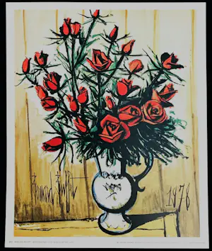 AcheterBernard Buffet - RED ROSES uitgegeven door Galerie Maurice MAEGHT in 1978? Enchérissez de 55!
